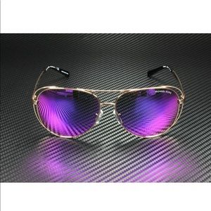 MICHAEL KORS Gold-Tone Fuschia Women's Sunglasses